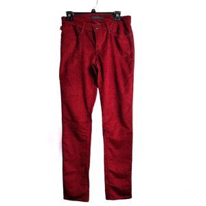 Rock & Republic Berlin Corduroy Skinny Pant color Poison Apple Size 8